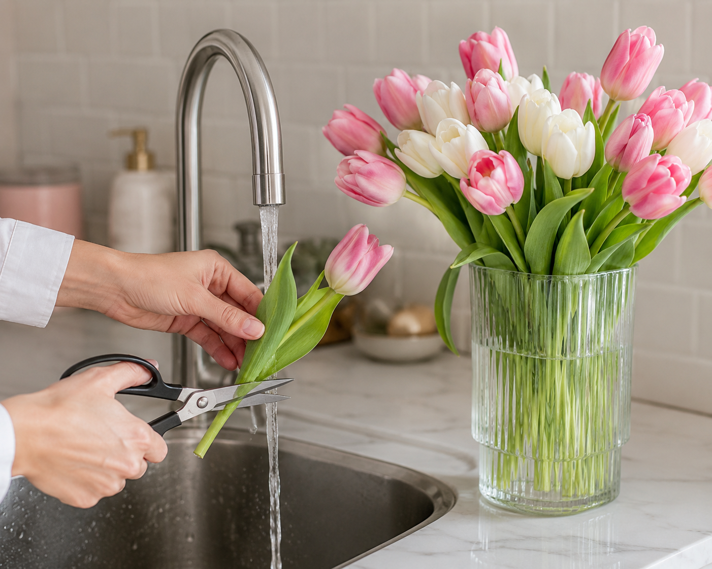 Daily Tulip Care Tips | نصائح يومية للعناية بزهور التوليب